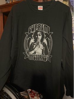 LARGE HYSTERIC GLAMOUR X SUPREME BLACK LONG SLEEVE