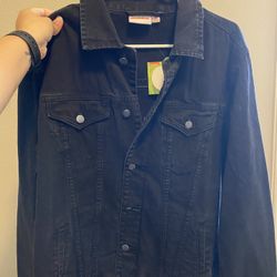 Black Jean Jacket 