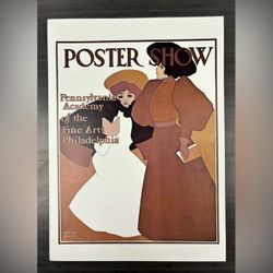 POSTER SHOW Pittsburgh Pennsylvania Vintage Fine Art Print Maxfield Parrish Deco Nouveau Artist Antique Collectible Neo Classical Allegory