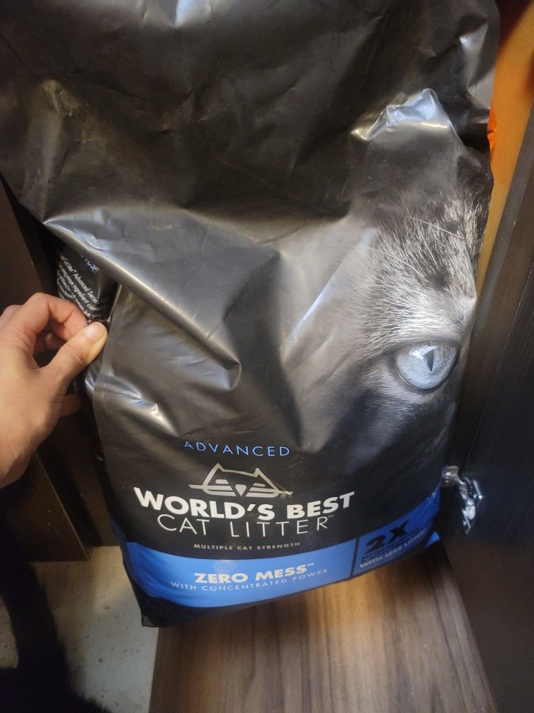 Unused World's Best Cat Litter Zero Mess Corn Cat Litter
