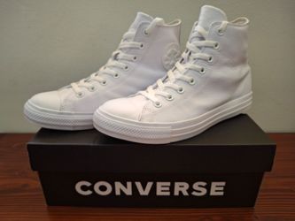 Converse Chuck Taylor Leather White Monochrome