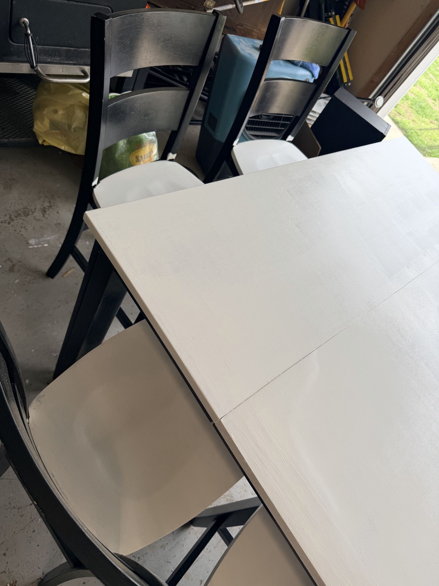 Dining table with chairs