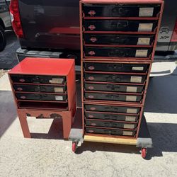Vintage Wurth Mechanic Organizer Drawer Cabinet 