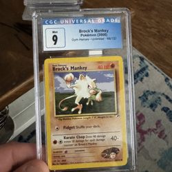 Brocks Mankey mint 9