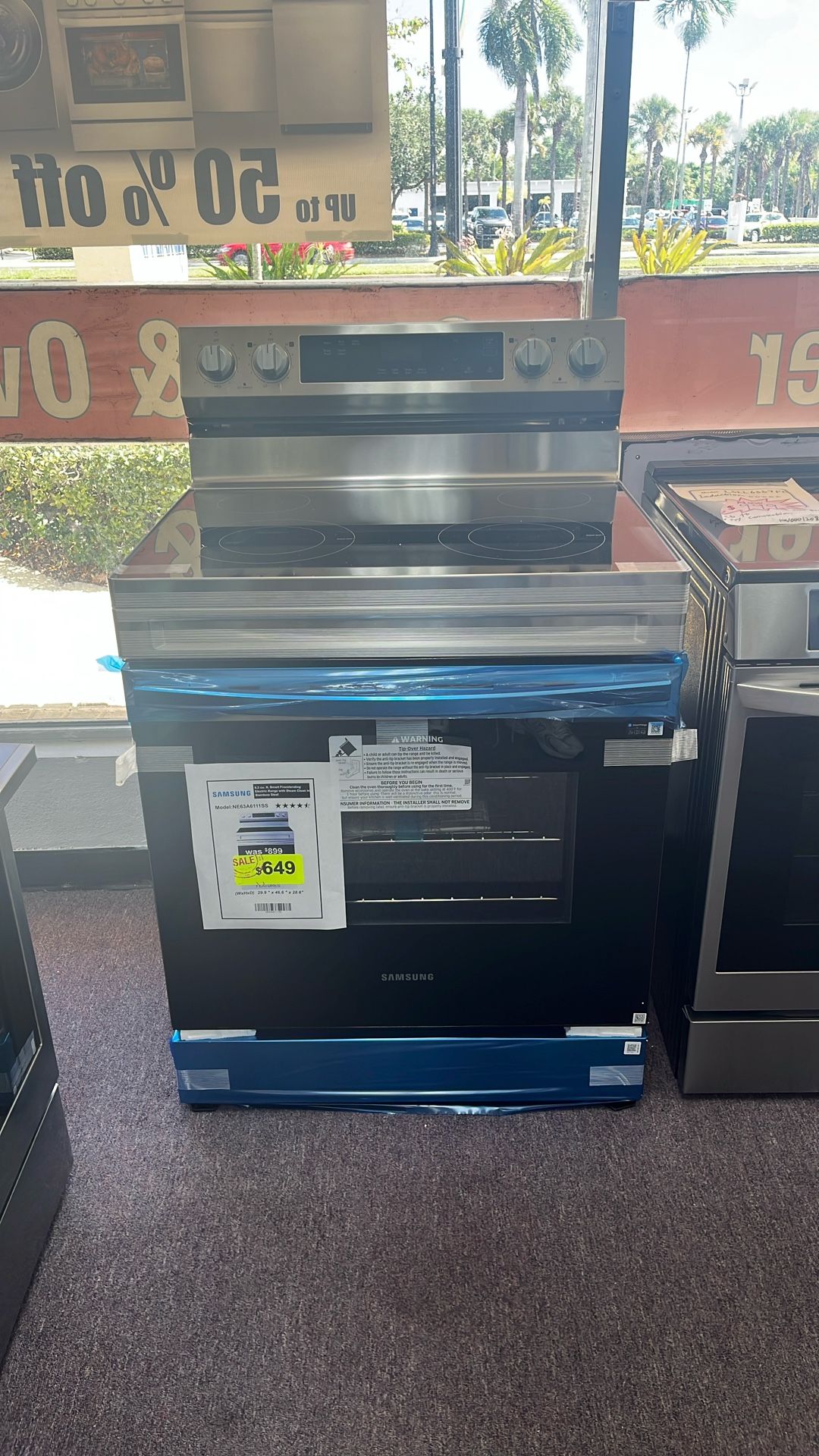 Stove Samsung Stainless Steel New