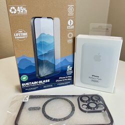 New iPhone 14 Magnetic Case + MagSafe Battery Pack + 5 Premium Screen Protectors Combo!