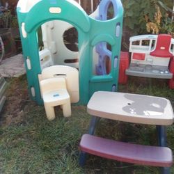 Outdoor Playground Toy With Chair $200