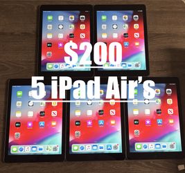 Lot Of 5 iPad Air 32GB WiFi Only 