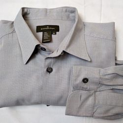 Ermenegildo Zegna Men Long Sleeve Plaid Shirt. Men Dress Shirt. Camisa de Hombre