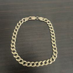14K Cuban Link Bracelet 8.5 Inches 