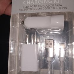 Brand New Factory Sealed 8-pin Apple Charging Kit