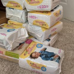 Size 6 Diapers 23 Per Package NEW never Opened 