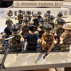 Minifigures WWII Brick soldiers