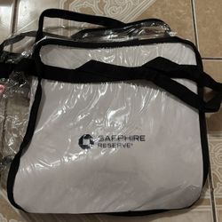Brand new clear bag for stadiums/events