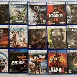 PlayStation 5 Game Lot.  