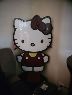 Hello Kitty Large Wooden Figure