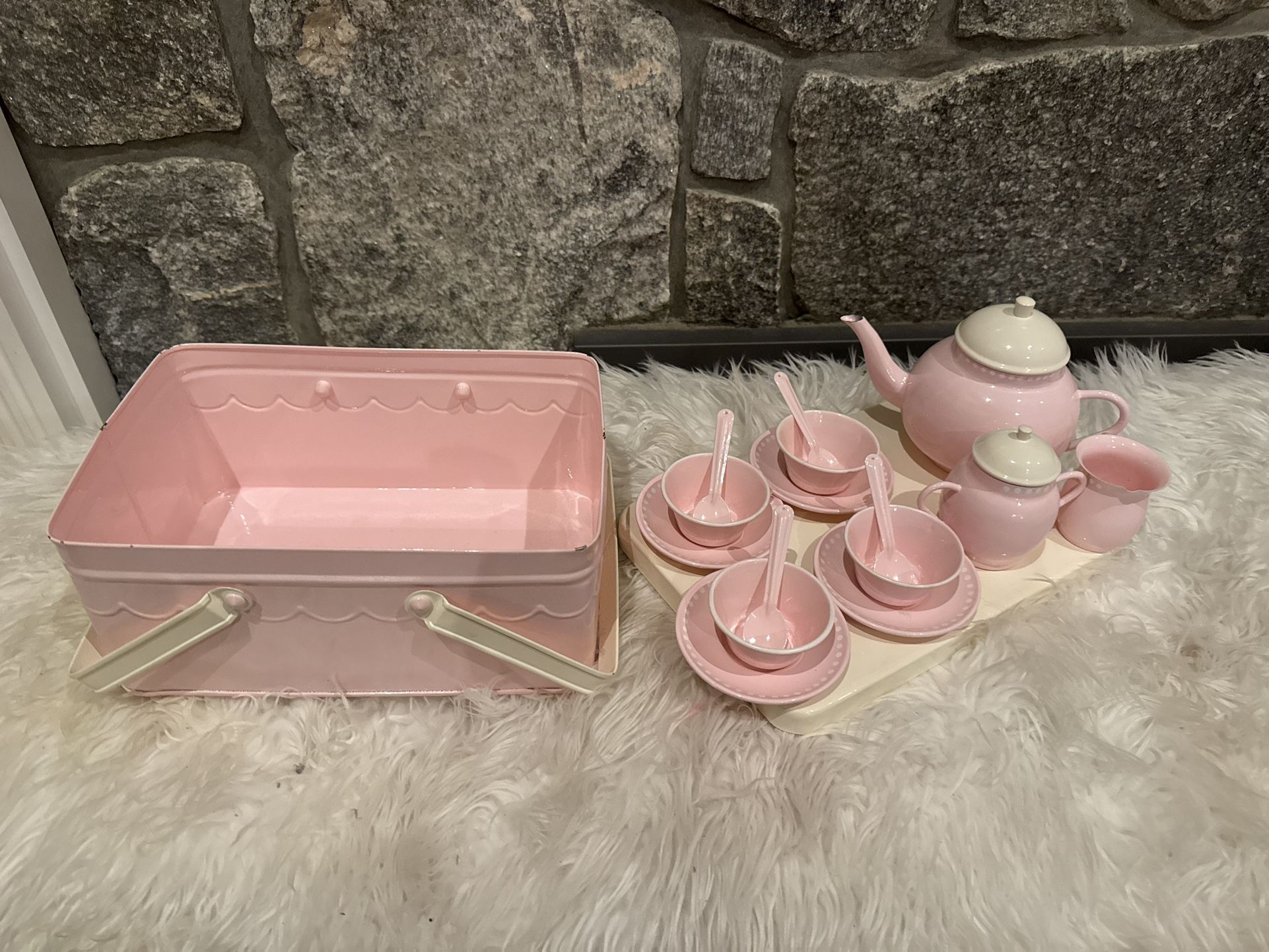 Pottery Barn Kids Metal Tea Set