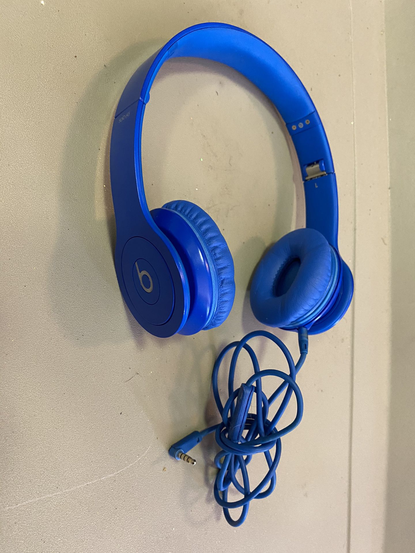 Royal Blue Beats Headphones, Dr. Dre, Solo HD