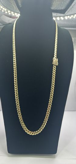 10k Y/G CUBAN LINK CHAIN