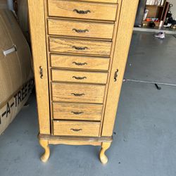 Wooden Jewelry Stand 