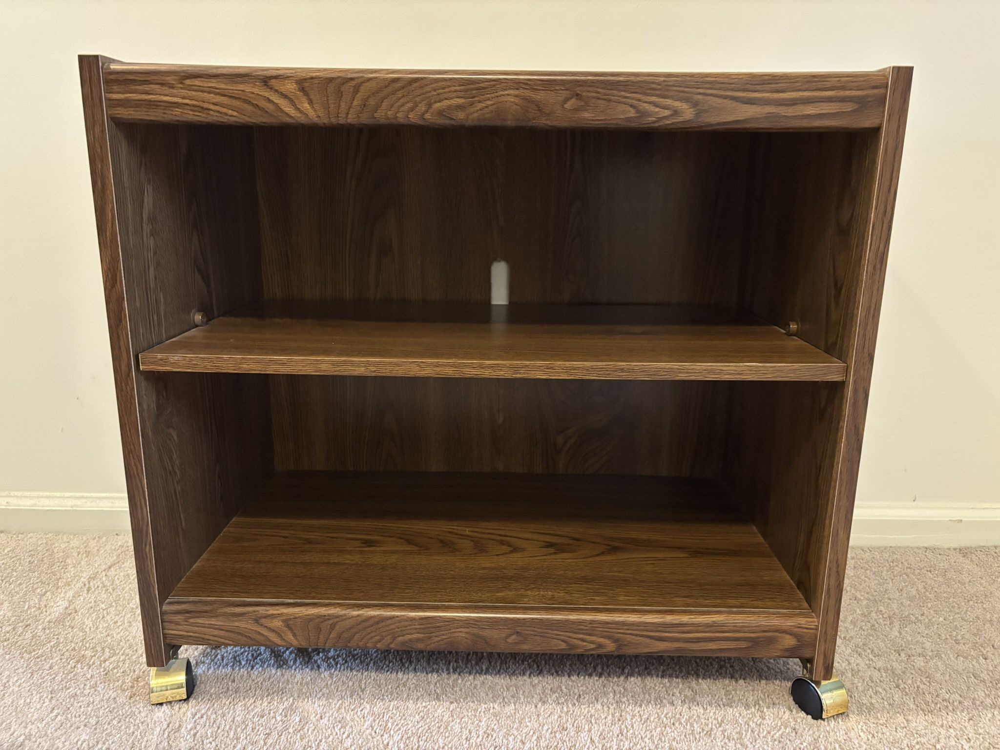 Television/Printer/Microwave Cart or Rolling Bookshelf, excellent condition. 28” X 25” X 16”D.