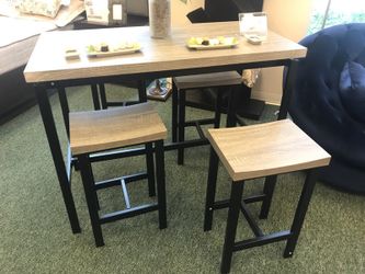 New grey 5 piece dining set