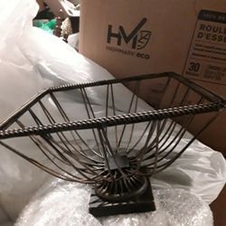 Vintage Iron Brass Dessert Bowl In Spring Hill