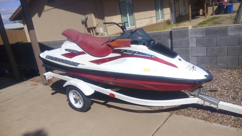 FREE - 1999 Arctic Cat Tigershark 900 TSL Jet Ski Hull - FREE