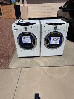 GE Front Load washer and dryer