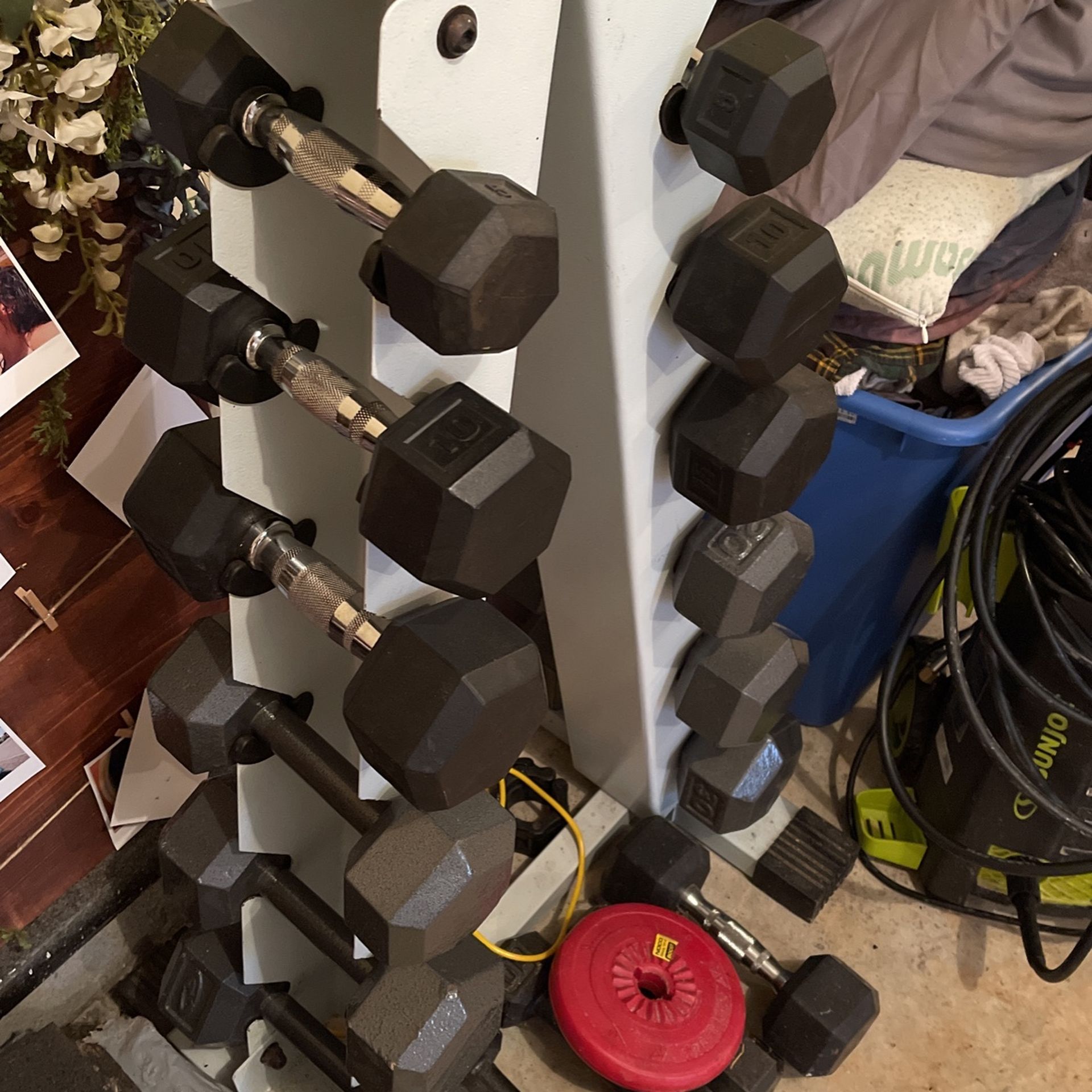 Dumbells With Rack