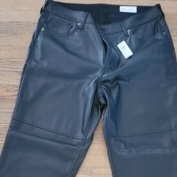 Gap Leather Girl Pants 