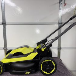 RYOBI 40V HP Brushless 21 in. Cordless Battery Walk Behind Push Lawn Mower with 8.0 Ah Battery and Charger
