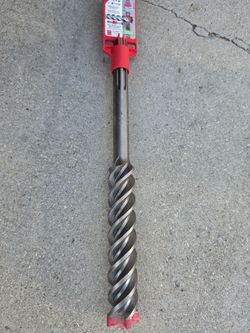 1-1/4 in. x 8 in. x 13 in. Rebar Demon SDS-Max 4-Cutter Carbide-Tipped Hammer Drill Bit