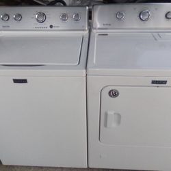 Like New Maytag Commercial Technology Washer Dryer Gas Set