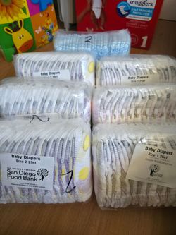 Free diaper size 1 and 2