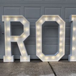 Marquee Letters