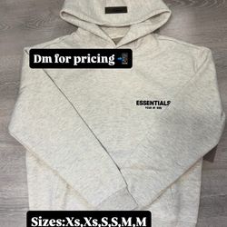 Essentials hoodies and sweats