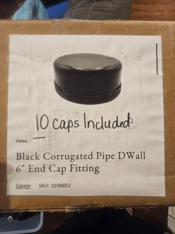 10 caps for draining and sewage