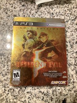 Resident evil 5 Gold PS3 game complete