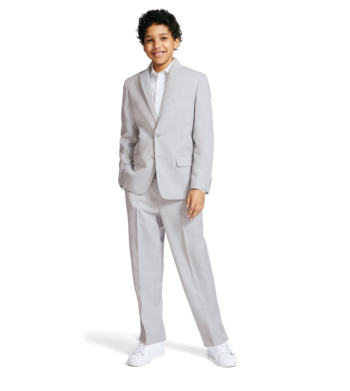 Big Boys Pindot 2 Piece Suit Set Size 12