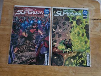 Absolute Superman lot #2 & #3 near mint.