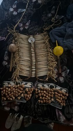 Aztec rattle dancing gear