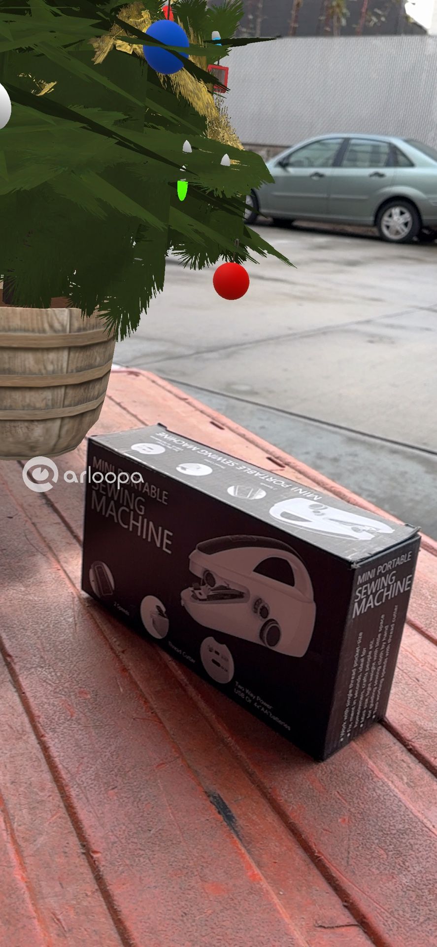 Portable hand, sewing machine, brand new inbox