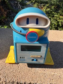 Vintage Casio AC-200 Robot Action Scuba Diving Penguin Alarm Clock