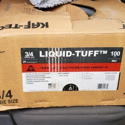 Liquid Tuff 100ft Liquid Tight Flexible Steel Conduit 3/4" Trade Size