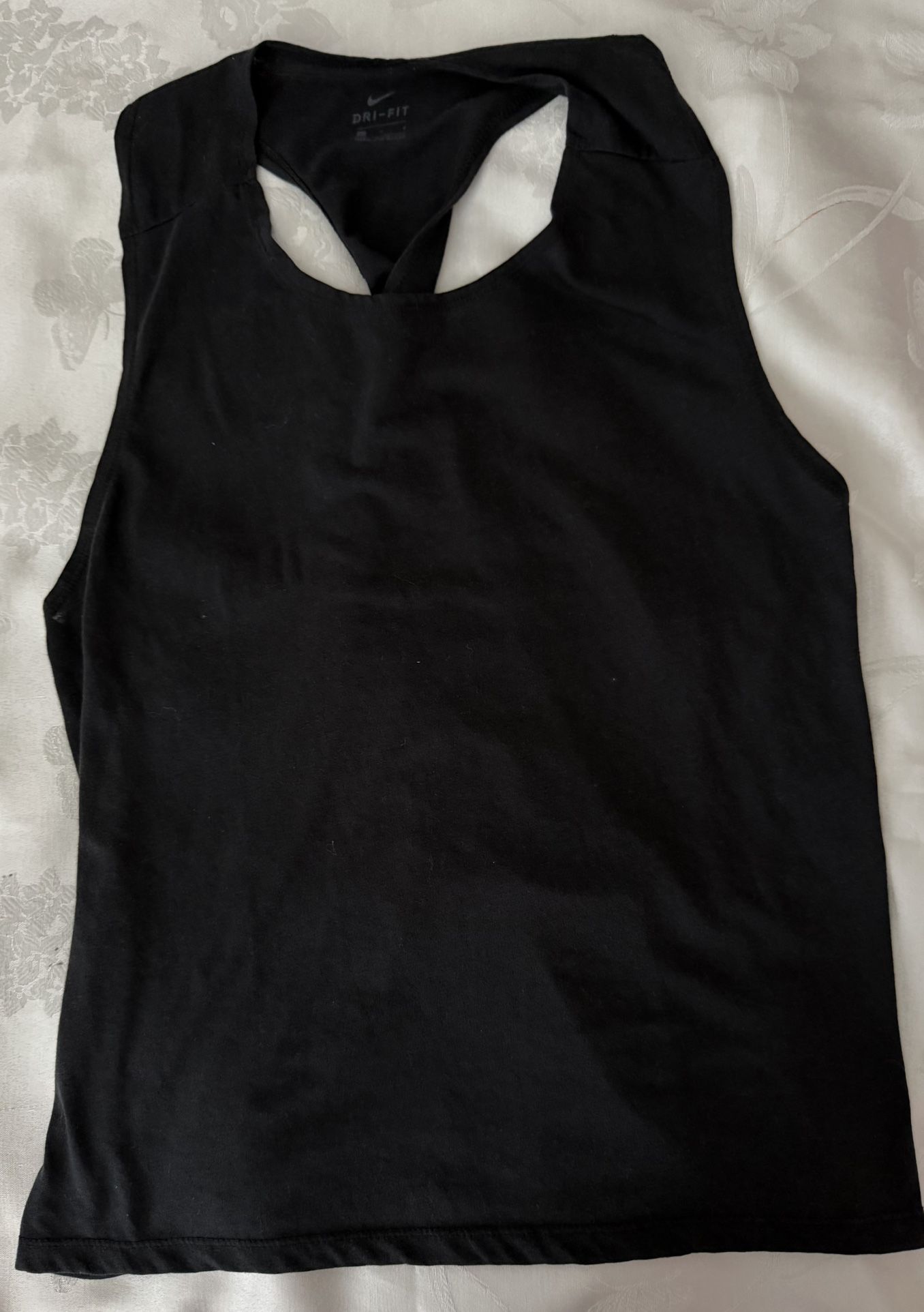 Women’s Black Nike, Dri-Fit Workout Tank, Size Large