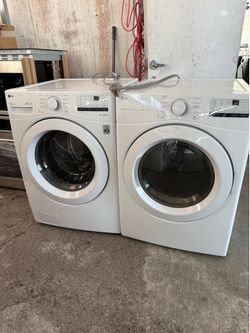 Lg front load washer and electric dryer set