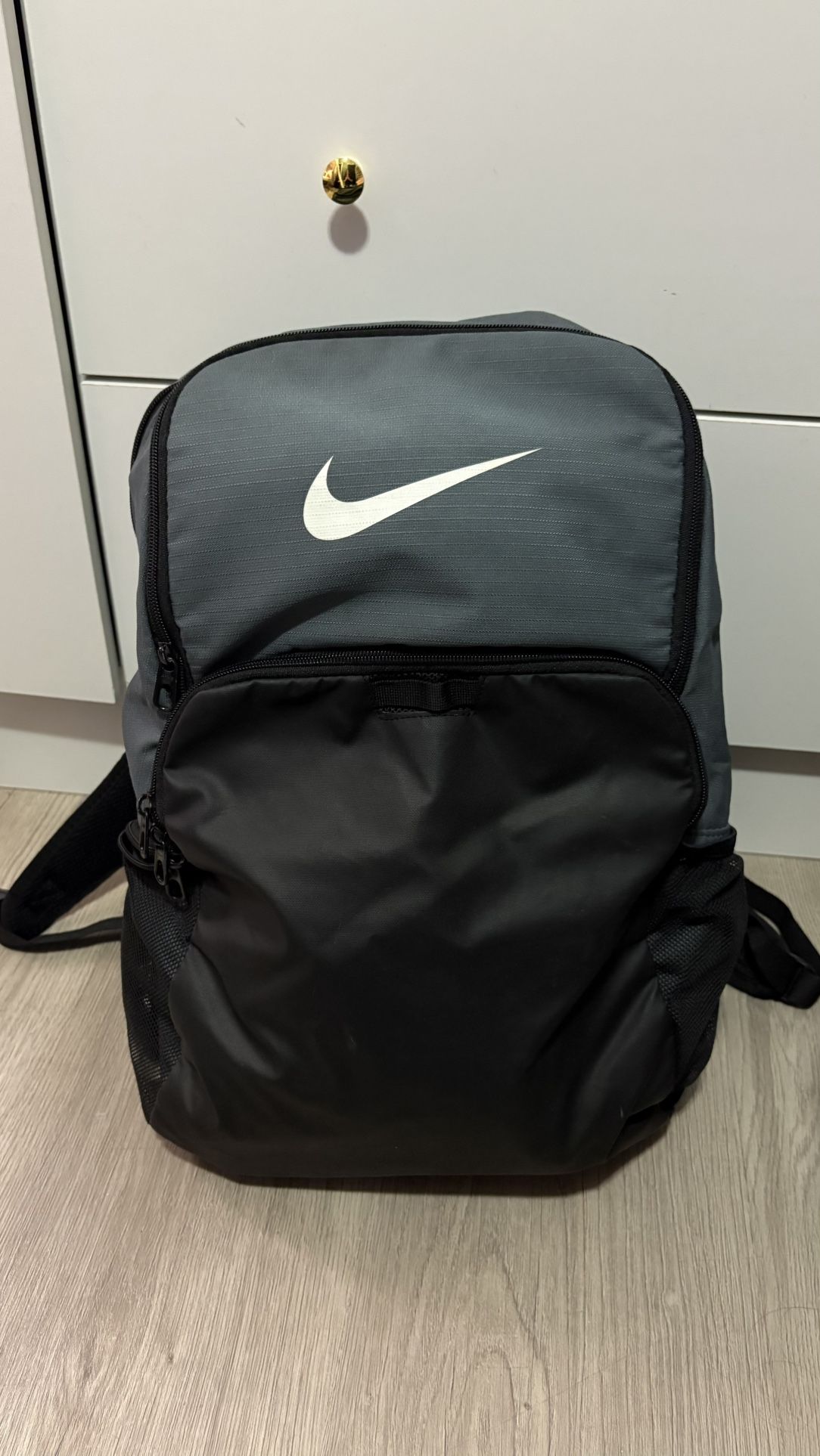 Nike Brasilia Backpack Gray-Black