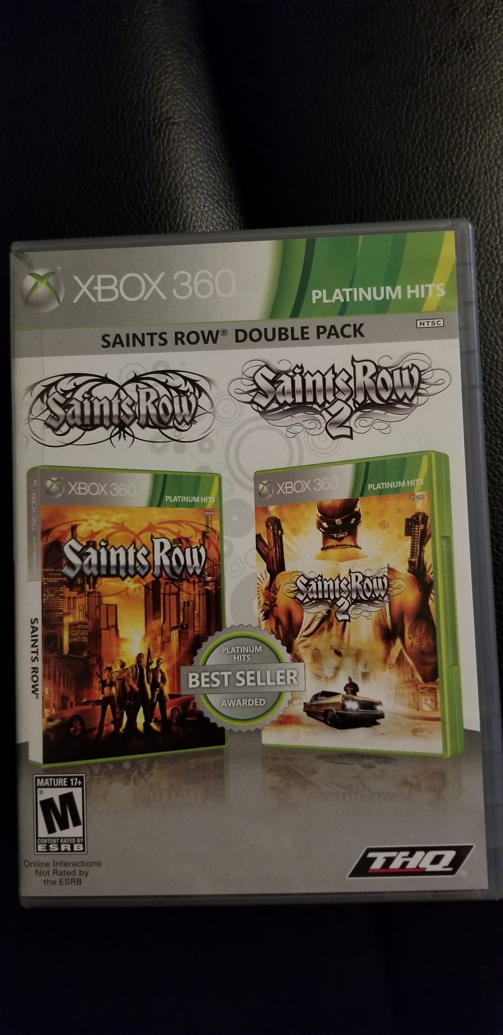 Microsoft Xbox 360 Live Platinum Hits Saints Row 2 Video Game