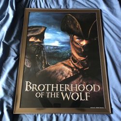 Brotherhood Of The Wolf 18”x24” Metal Framed Poster